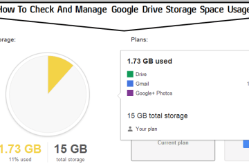 How to Check and Manage Google Drive Storage Space Usage